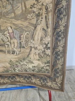 Tapisserie avec une scène forestière idyllique