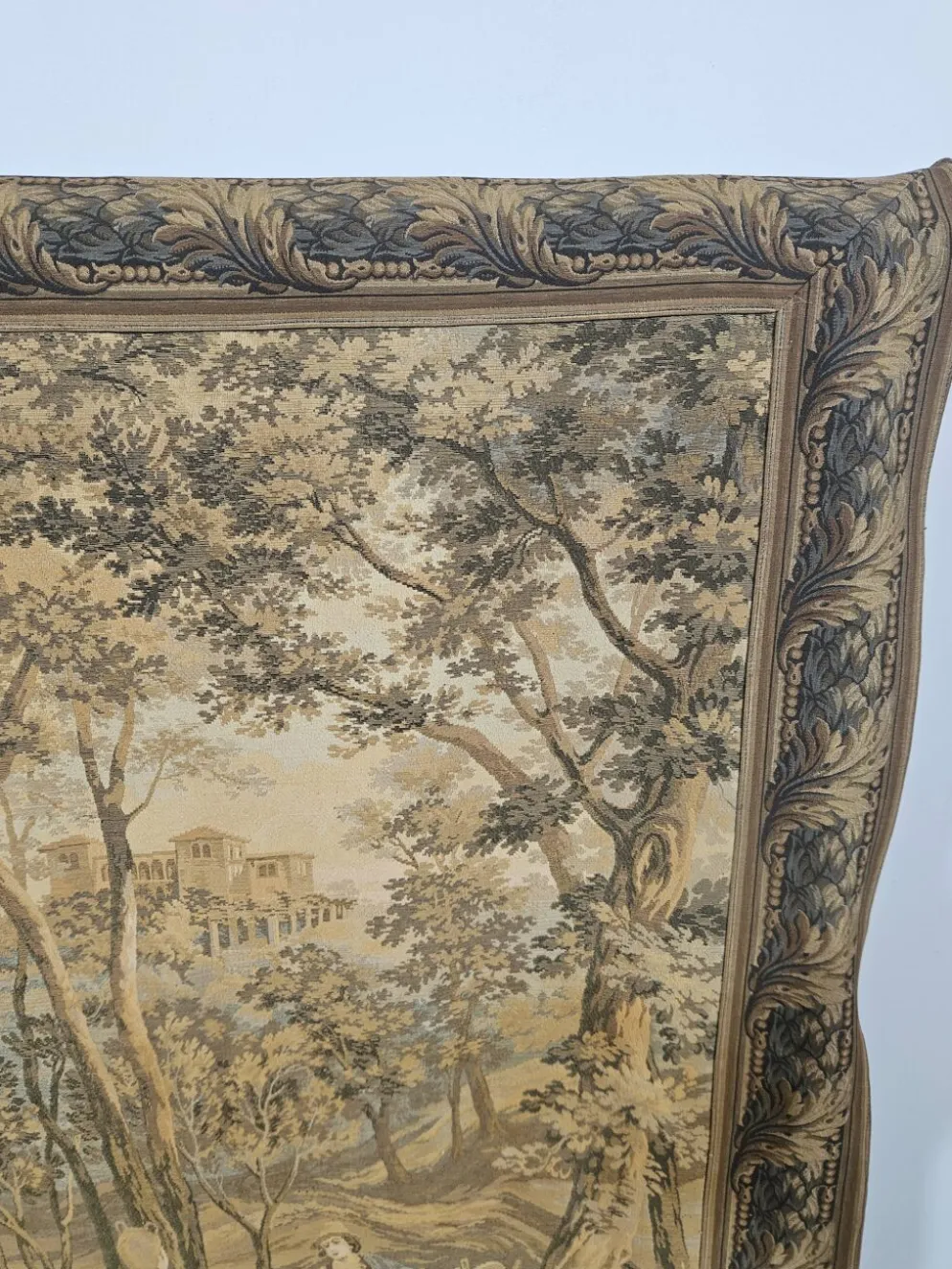 Tapisserie avec une scène forestière idyllique