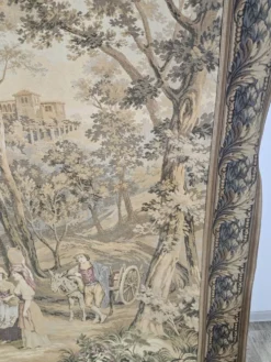 Tapisserie avec une scène forestière idyllique