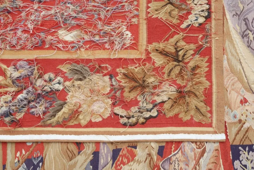 Tapisserie chinoise « La Dame à la Licorne » 20ème siècle