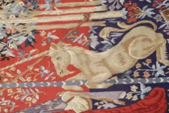 Tapisserie chinoise « La Dame à la Licorne » 20ème siècle