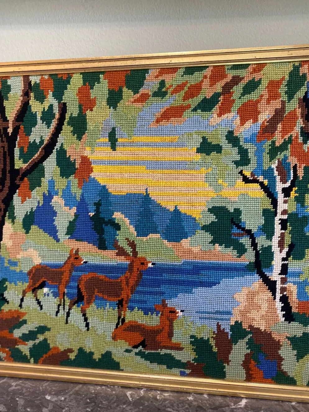 Tapisserie coloree
