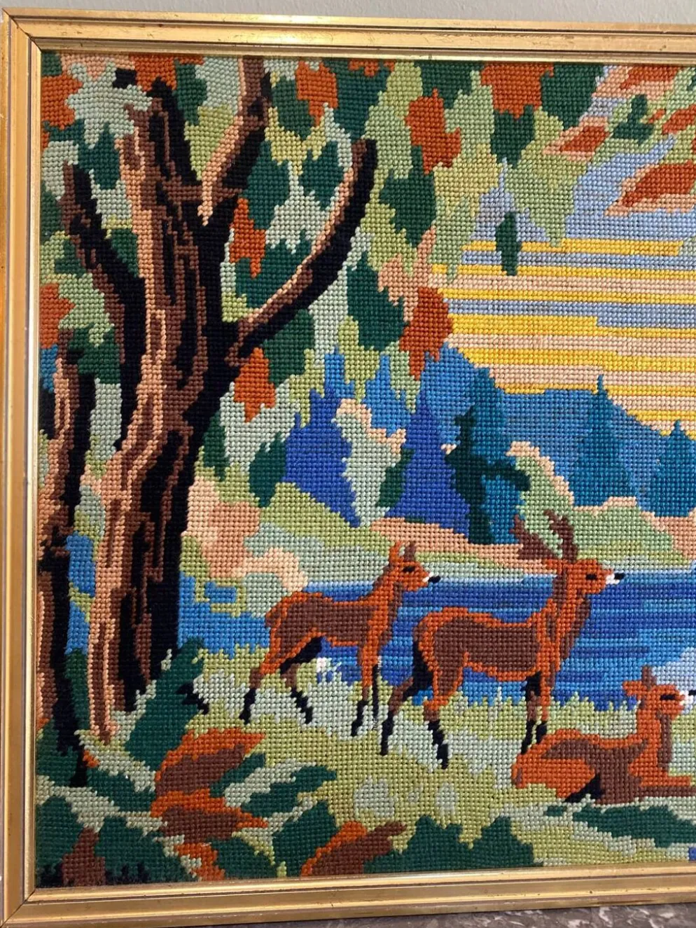 Tapisserie coloree
