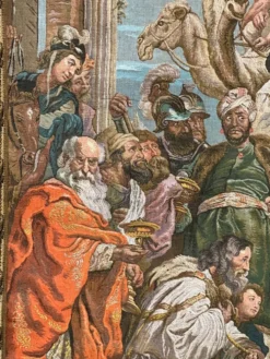 Tapisserie d'après le tableau « L'Adoration des Mages » de Pierre Paul Rubens