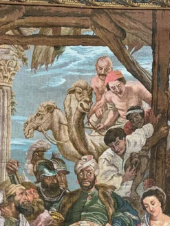 Tapisserie d'après le tableau « L'Adoration des Mages » de Pierre Paul Rubens