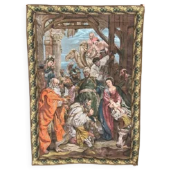 Tapisserie d'après le tableau « L'Adoration des Mages » de Pierre Paul Rubens
