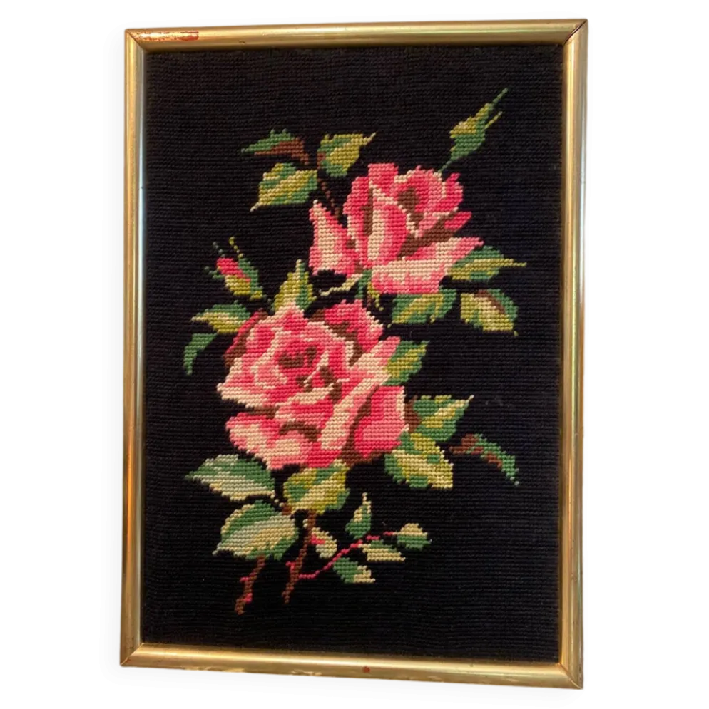 Tapisserie décoration rose