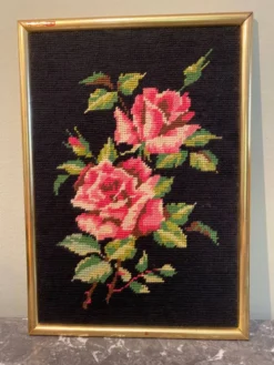 Tapisserie décoration rose