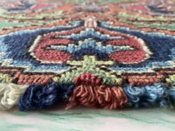 Tapisserie de broderie de grenade de l'art populaire suédois par Edna Nihlén, Suède 1956