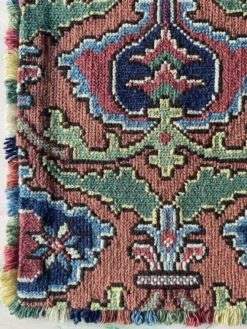 Tapisserie de broderie de grenade de l'art populaire suédois par Edna Nihlén, Suède 1956