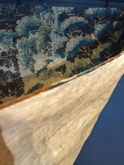 Tapisserie flamande en laine et soie. Fin du XVIIe siècle.