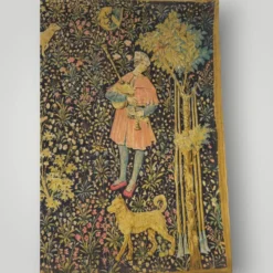 Tapisserie française vintage « La Dame » Artis Flora, Médiévale , Musée du Louvre