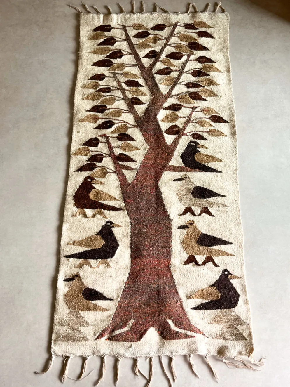 Tapisserie égyptienne Arbre de Vie – Atelier Ramsès Wissa Wassef