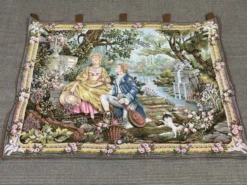 Tapisserie Jardin d'Amour par Marc Waymel éditée pour The Franklin Mint