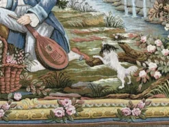 Tapisserie Jardin d'Amour par Marc Waymel éditée pour The Franklin Mint