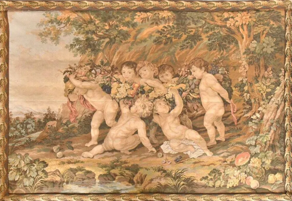 Tapisserie "La Guirlande de fruits"