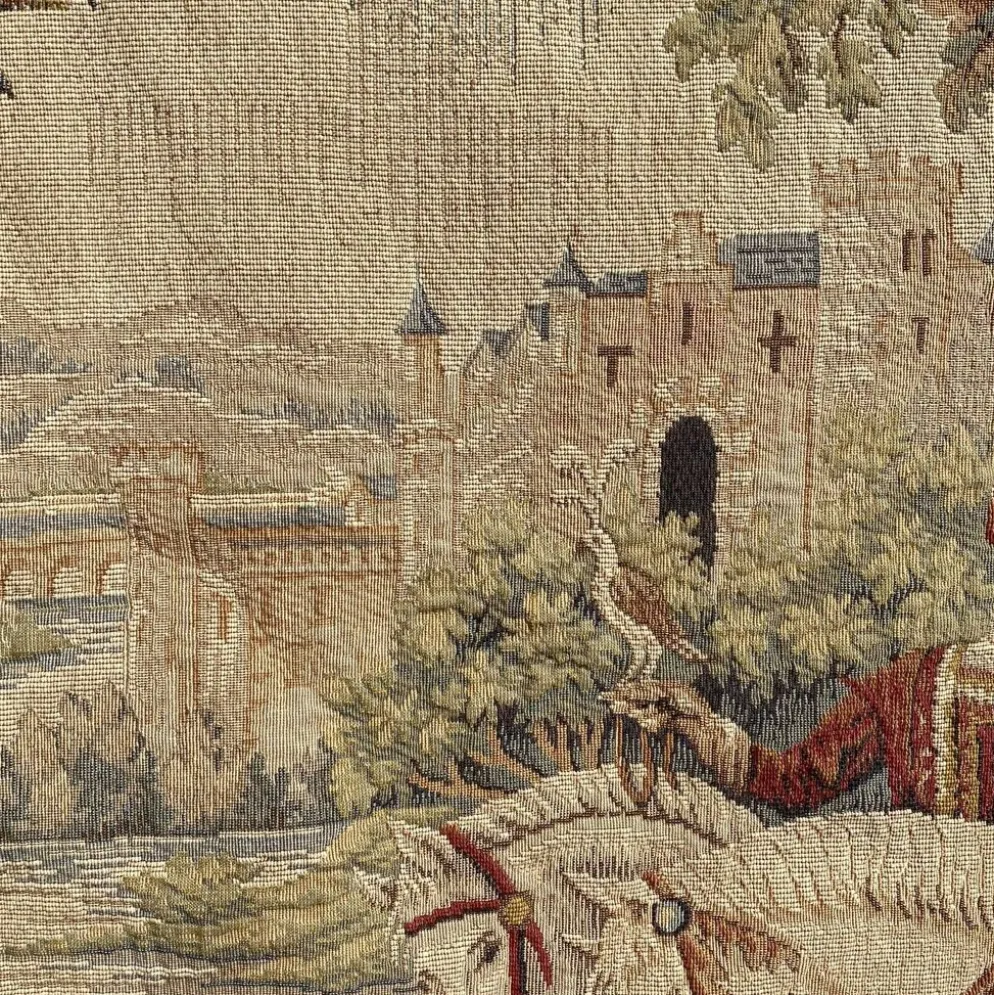 Tapisserie murale "Chasse royale ", Franklin Mint, fabriqué en France