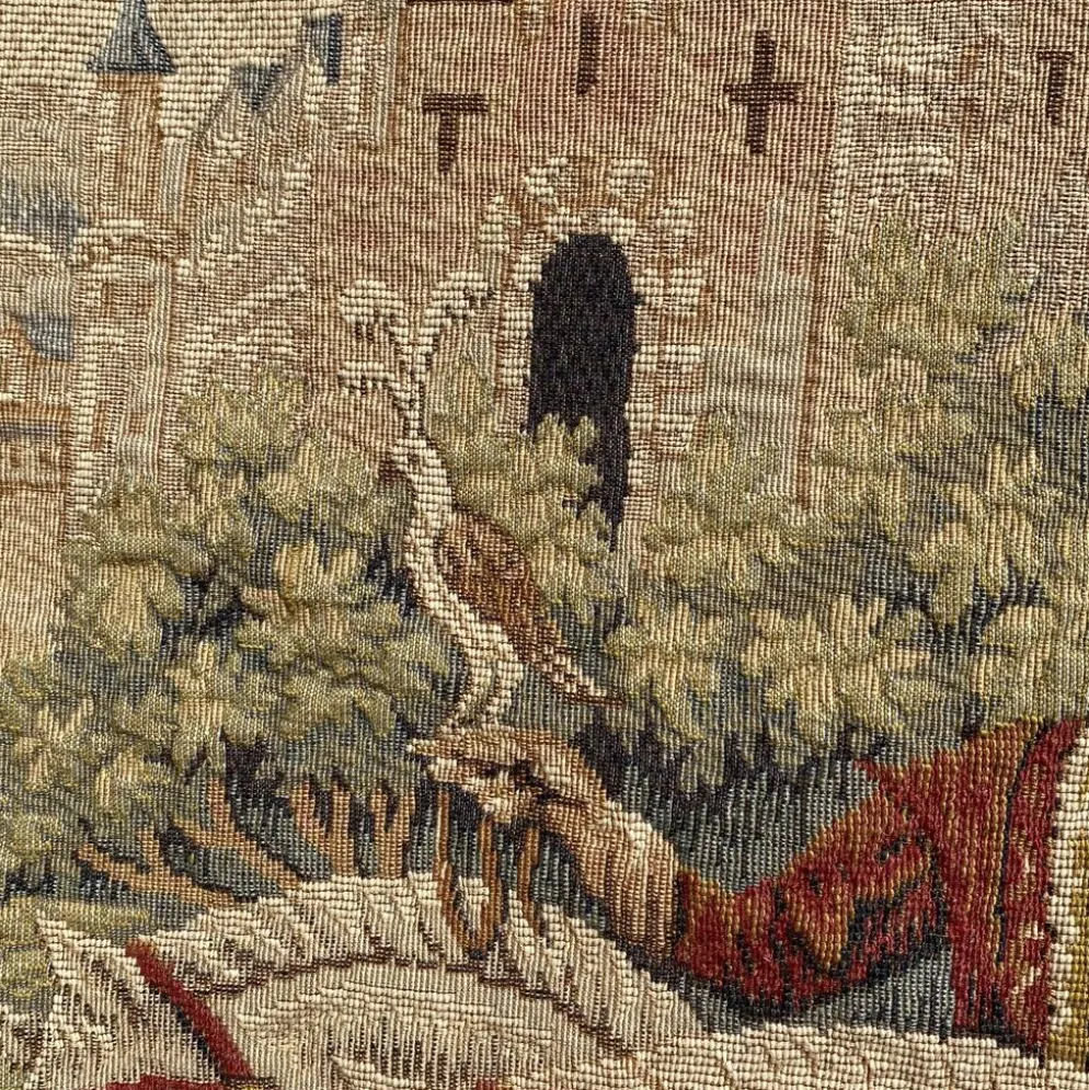 Tapisserie murale "Chasse royale ", Franklin Mint, fabriqué en France