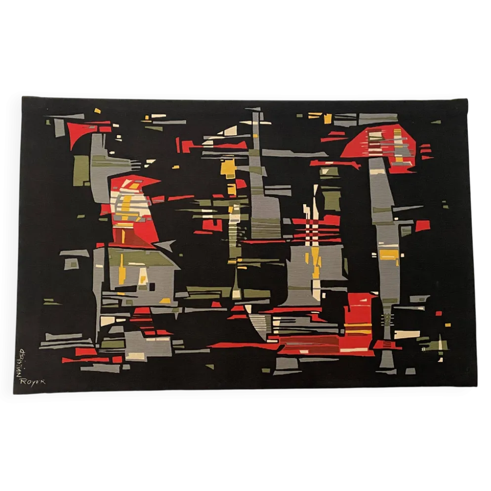 Tapisserie murale Christian Royer, années 50-60