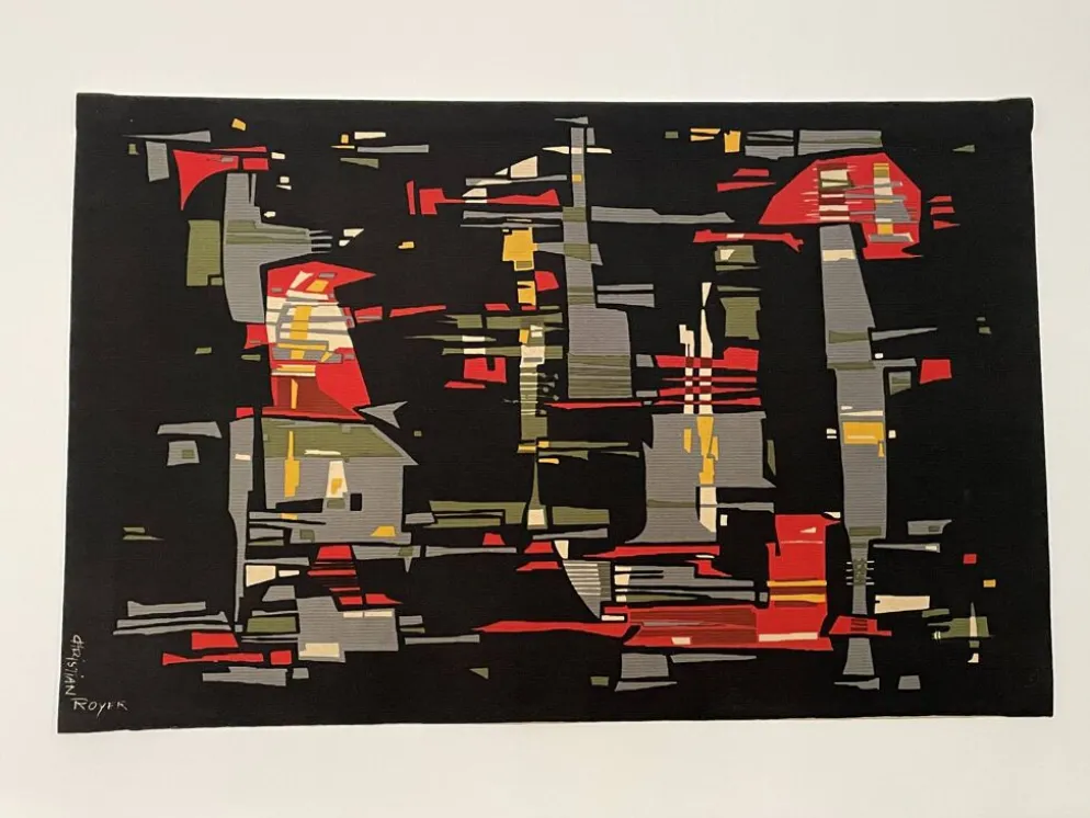 Tapisserie murale Christian Royer, années 50-60