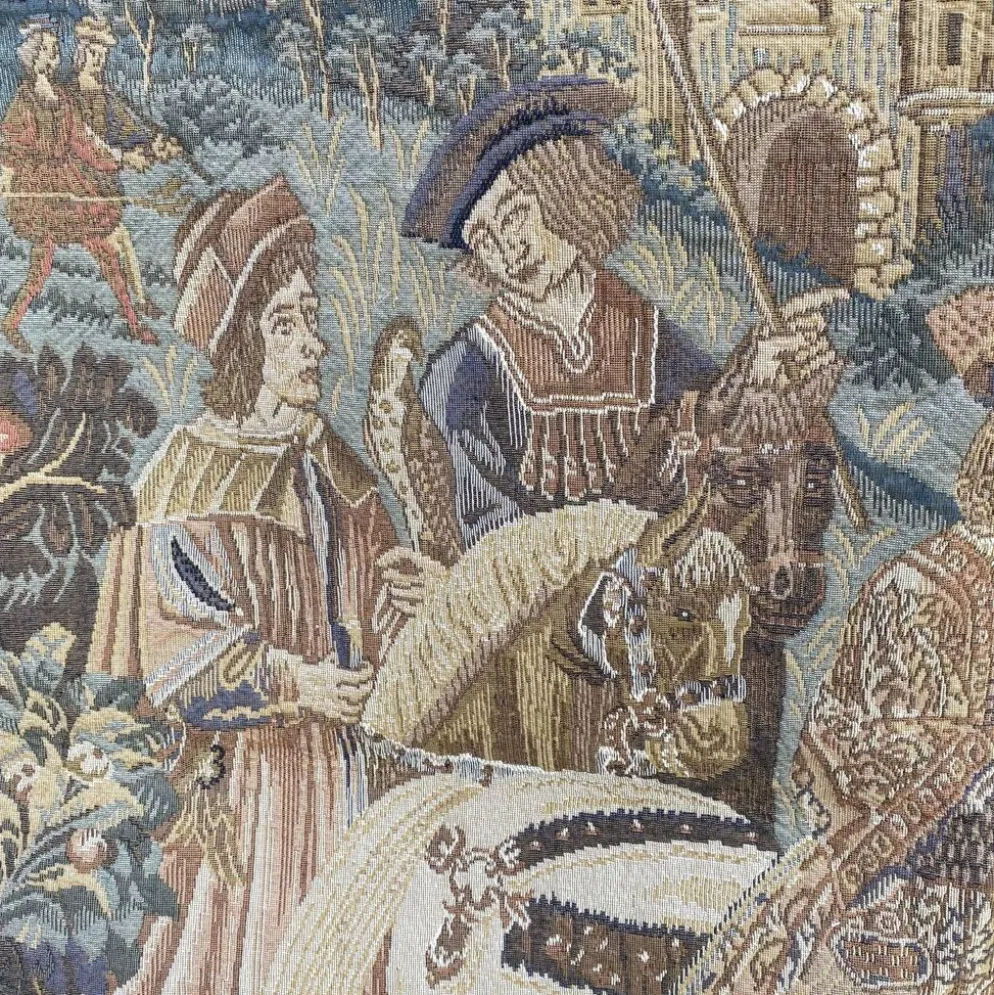 Tapisserie murale de style médiéval 100 × 64 cm
