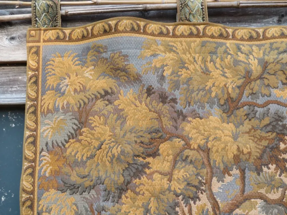 Tapisserie murale scène de chasse à courre