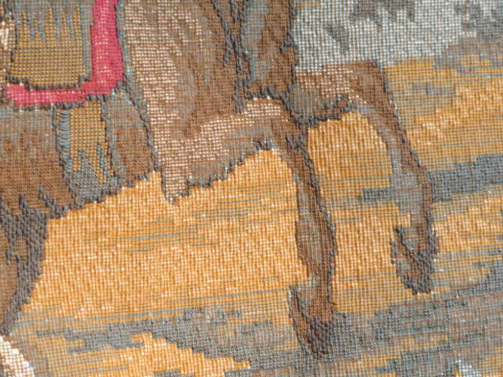 Tapisserie murale scène de chasse à courre