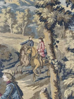 Tapisserie Murale , Scène De Chasse à Courre , XXe Siècle