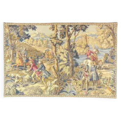 Tapisserie Murale , Scène De Chasse à Courre , XXe Siècle