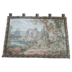 Tapisserie murale scène paysage de campagne