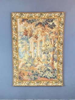 Tapisserie Murale , Scène Romantique Avec Ruines Antiques
