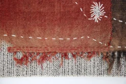 Tapisserie Murale Textile Vintage, Tenture Design, Art Textile, 88x106 Cm