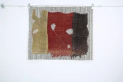 Tapisserie Murale Textile Vintage, Tenture Design, Art Textile, 88x106 Cm