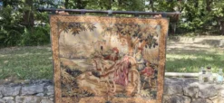 Tapisserie murale vintage Marc Waymel La Chasse Royale