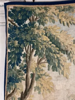 Tapisserie, scène champêtre, laine et soie, XVIIIème siècle
