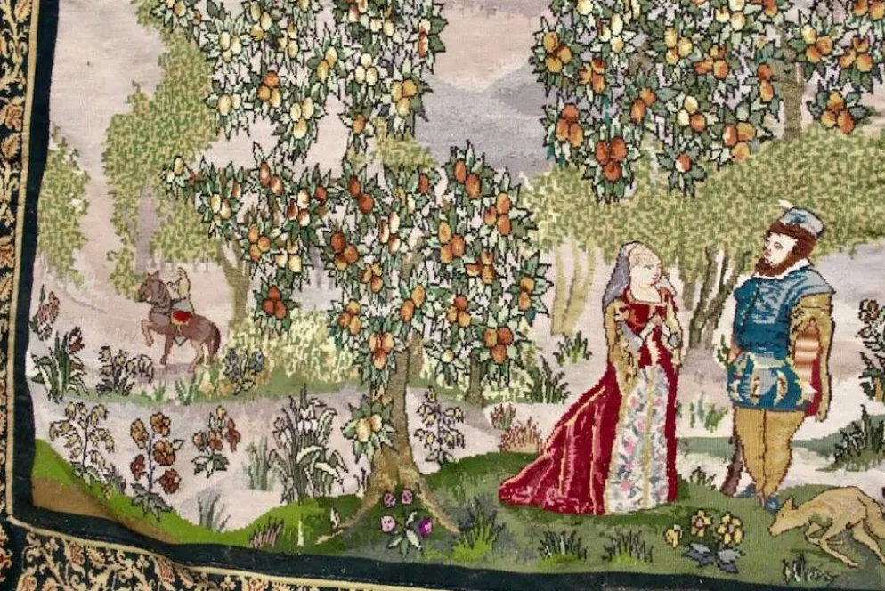 Tapisserie "Scène Champêtre" semi mécanique