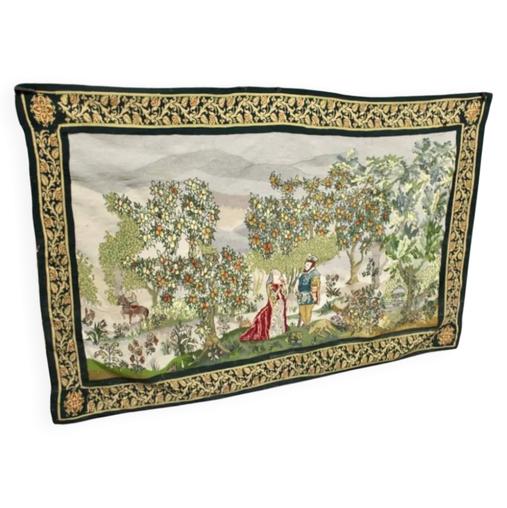 Tapisserie "Scène Champêtre" semi mécanique
