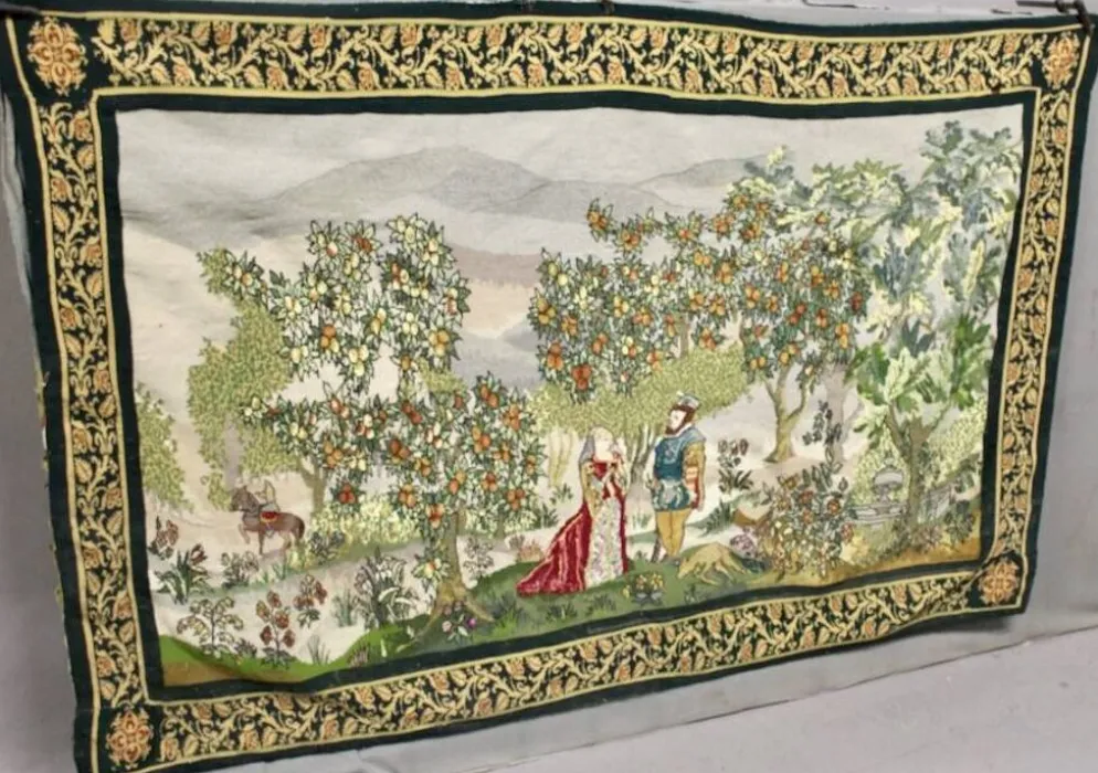 Tapisserie "Scène Champêtre" semi mécanique