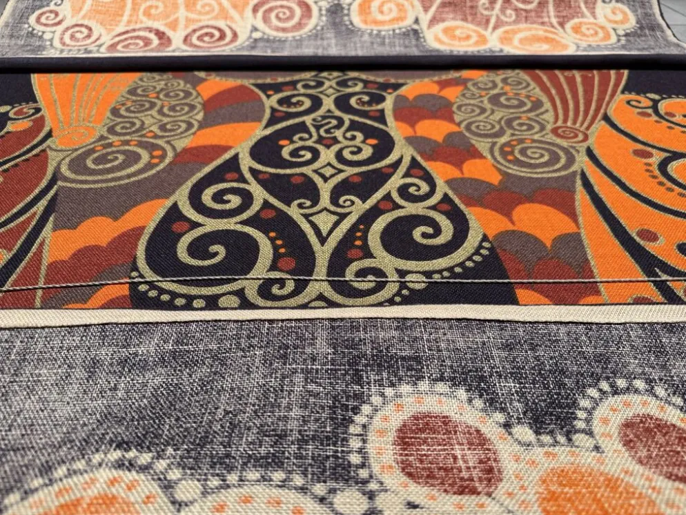Tapisserie -Tenture Coq en Toile de Jute