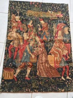 Tapisserie Vintage "Les Vendanges" - JP Paris Panneaux Gobelins - 130x
