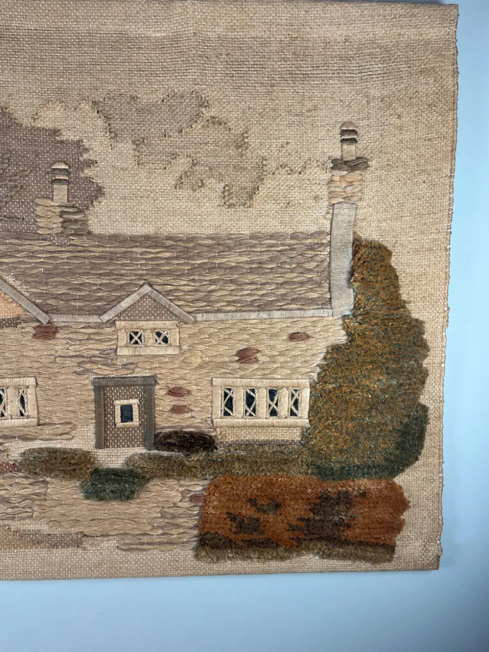 Tapisserie vintage « maison de campagne »