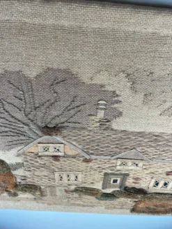 Tapisserie vintage « maison de campagne »