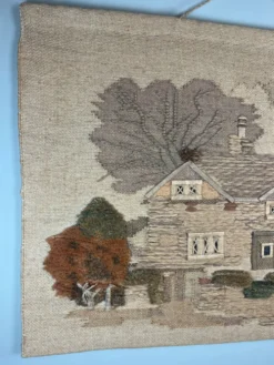Tapisserie vintage « maison de campagne »