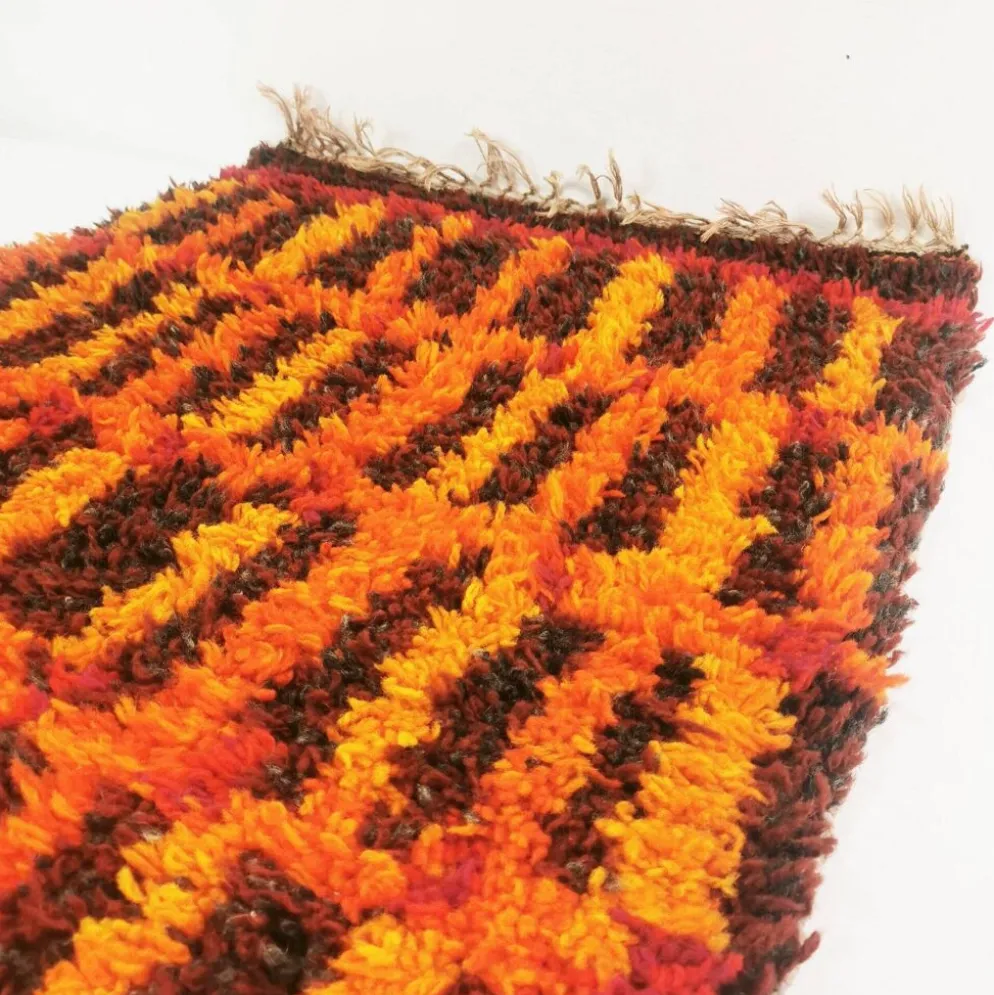 Tapis space age, Danemark, années 1960.