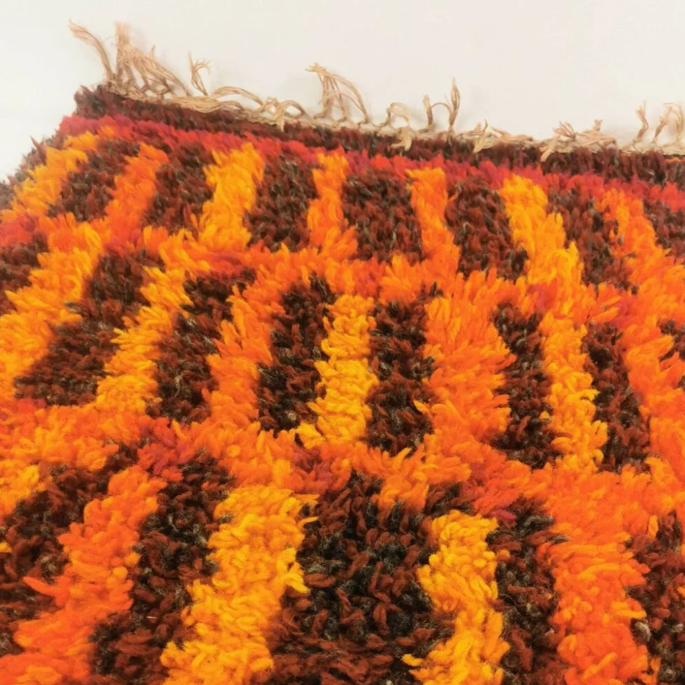 Tapis space age, Danemark, années 1960.