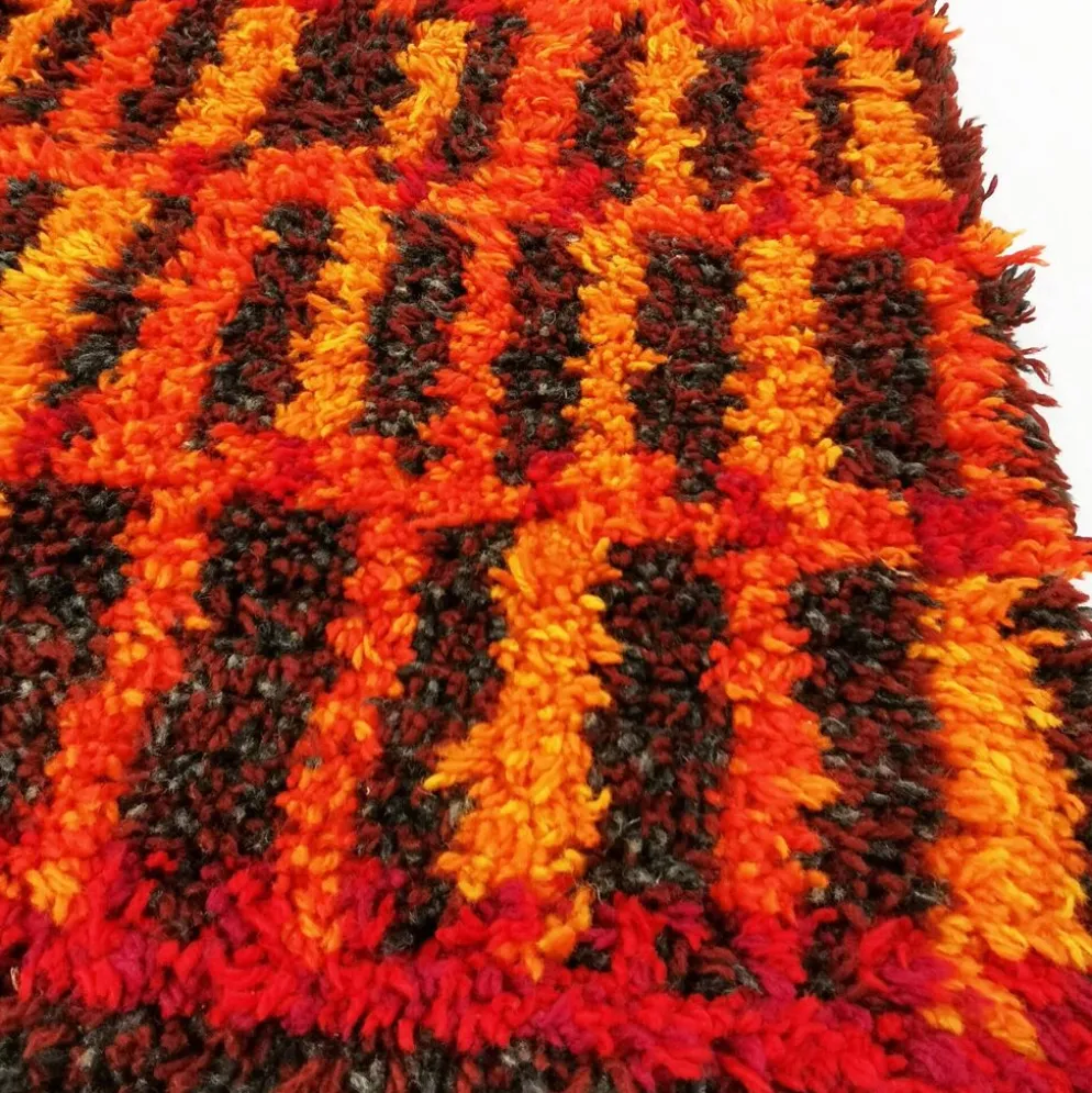 Tapis space age, Danemark, années 1960.