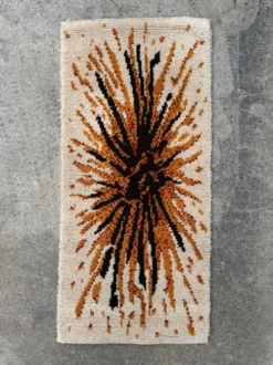 Tapis style Rya scandinave années 70