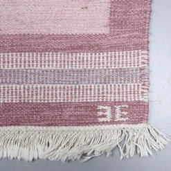 Tapis suédois du milieu du siècle Röllakan années 1960 234 X 171 cm