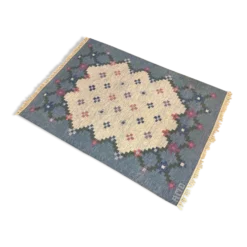 Tapis suédois du milieu du siècle Röllakan années 1960