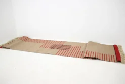 Tapis / Tapisserie géométrique abstrait moderniste du milieu du siècle, années 1960